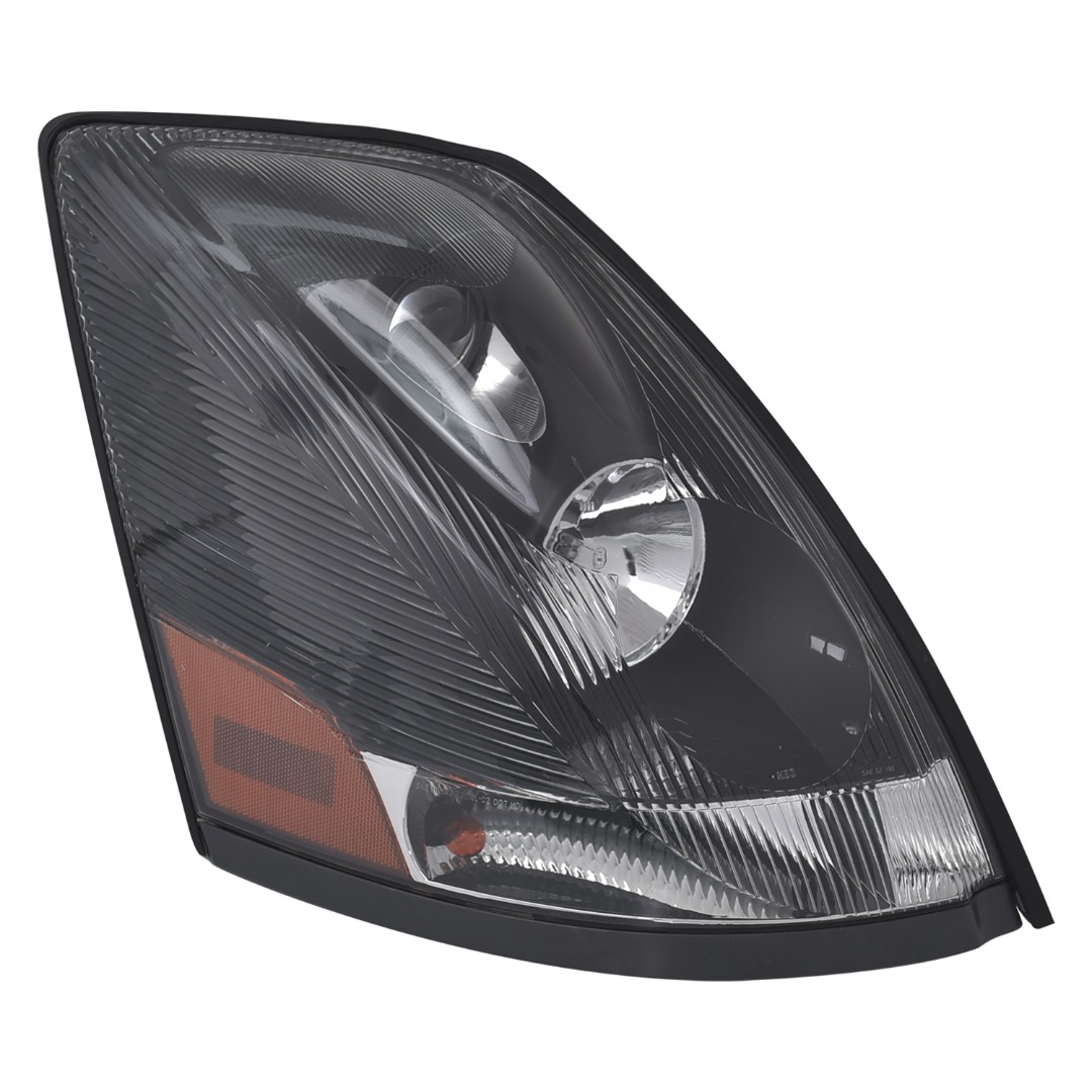 thumbnail image 2 of LEAVAN Black Projector Halogen Headlight - Right Side For Volvo VNL Semi Truck 2004-2017 2 of 5