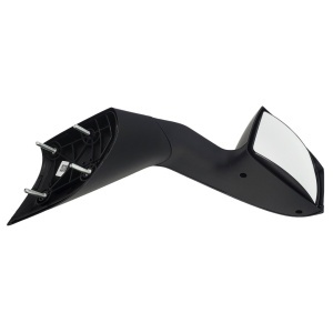 VL-1601B-R | Volvo VNR 2018 & Newer Hood Mirror Black W/O Heating W/O Electrical Passenger Side