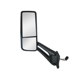 PET-016B-L | Left plastic chrome - Door Mirror with Bracket/Heating/Electrical, Peterbil