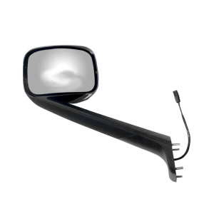 FRCA-1402C-LS32 | Left plastic Black - Hood mirror With Heating / W/O Electrical, Cascadia, 2018+