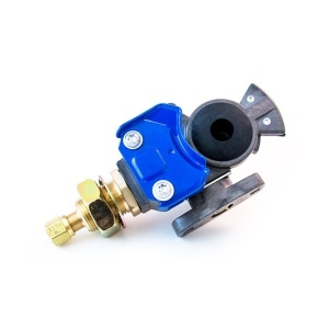 TR035094 | Blue Service Gladhand with Shut-off Valve