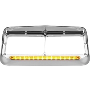 KWN-204 | Chrome Headlight Bezel for Kenworth and Peterbilt Trucks