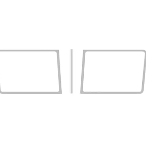 TR3073 | Stainless Steel Windshield Trim 1988-2020 Peterbilt Legacy Cab