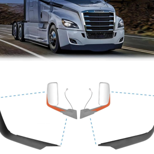 TRM310500BR | RH Door Mirror Arm Cover, Black,2018+, Freightliner New Cascadia