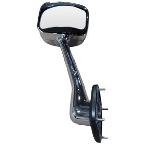FRCA-0303-L | Freightliner Cascadia Hood Mirror Complete Chrome Driver Side