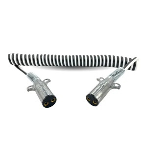 TR232626 | 15 ft Dual Pole Coiled Electric Charging Liftgate Cable