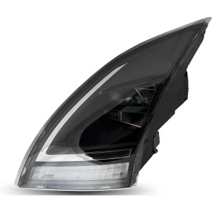 TRH219904BL | Driver Side Black Reflective Led w/ DRL w/ LED Control Module Headlight for Volvo Vnl 