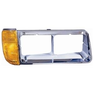 FRFL-0401-R | Freightliner FLD Light Bezel With Corner Lamp Passenger Side 