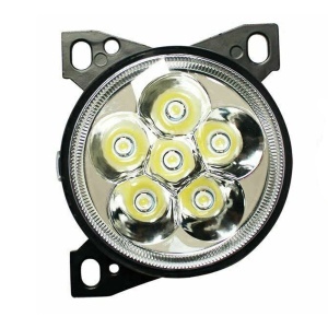 KWN-002D-L | Peterbilt 579,587 / Kenworth T660 Fog Light 3W LED Chrome Driver Side 1200 Lumens