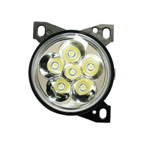 KWN-002D-R | Peterbilt 579,587 / Kenworth T660 Fog Light 3W LED Chrome Passenger Side