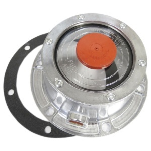 TR3434009 | Hub Cap, Aluminum, with Plug & Gasket - H6, BC5.5, Idp1-15/16, ID4-3/8, OD6.25